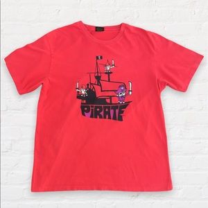 Vintage Great Laundry pirate tee with front and back graphic (rare)